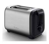 Tostador Moulinex LT5S0DE0 Negro Acero Inoxidable 2 Rebanadas 1200W Giratorio