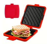 Tostador para Microondas | Grill Para Queso,Plancha Para Sándwich Con Placas Antiadherentes Para Bocadillos Estudiantes Casa Oficina Queso Fundido
