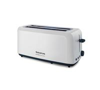 Tostadora Taurus MyToast Duplo Cool 1450W 2 ranuras extra largas y anchas Blanco/Negro