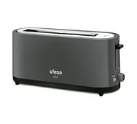 Tostador Ufesa 71305205 Negro 900W Ranura Ajustable 7 Niveles Recogemigas