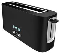 Cecotec Tostadora Vertical Toast&Taste 10000 Extra. 980 W, Ranura larga extraancha, 3 Funciones preconfiguradas, Diseño en plástico con acabados en acero inox, Incluye Varillas superiores