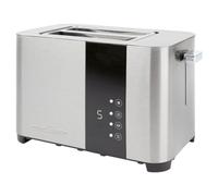 Tostadora 2 rebanadas acero inoxidable, 40mm ranuras extraanchas, 7 niveles, LED, 750-850W