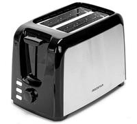 Tostadora Aigostar 2 Rebanadas 750 W Negro Acero Inoxidable