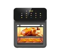 Tostadora Airfryer | Freidora de Aire Con Parrilla Para Encimera | 18 Litros Tamaño Familiar 2 Capas Secador Con Soporte de Visualización | Para Hornear Y Preparar Pizza de Pollo