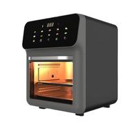 Tostadora Airfryer,Horno Giratorio Aire Fryer Encimera | Deshidratador 2 Niveles 15L Tamaño Familiar Con Ventana De Visualización Para Cocinar Pollo Pizza