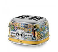 Tostadora Ariete 0156/0P Vintage 4 rebanadas 1630W Amarillo controles 6 niveles