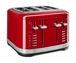 Tostadora automtica de 4 rebanadas KitchenAid 5KMT4109EER Imperial Red