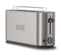 Tostadora Black & Decker BXTO1002E acero inoxidable 1000 W control 7 niveles