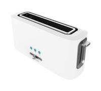 Cecotec Tostadora Toast&Taste 10000 Extra White. 980 W, Ranura larga extraancha, Función Recalentar, Descongelar y Cancelar, Plástico, Varillas superiores, Blanco