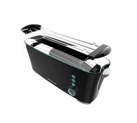 Cecotec Tostador Toast&Taste Extra B, 1000W de Potencia, Doble ranura larga para 2 Tostadas, Ranura XL, Apagado y Pop-up Automático, Recogemigas, Varillas Superiores, Autocentado