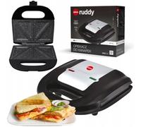 Tostadora cerámica Eldom 750 W negra | Compacta Tostado saludable LED Termostato Patas antideslizantes Calentamiento rápido