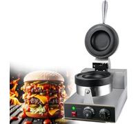 Tostadora comercial eléctrica para hamburguesas tostadora comercial para hamburguesas 1200W máquinas para hornear pan y tortitas herramientas para prensar sándwiches