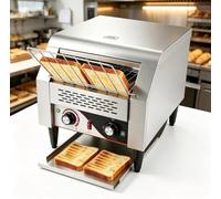 Tostadora Comercial,Rebanadas/Horno De Tostadoras EléCtricas | 2200W,Resistente Tostadora Con Cinta Transportadora De Acero Inoxidable Para Restaurantes,BuféS De Hoteles Y PanaderíAs