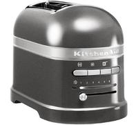 Tostadora de 2 rebanadas KitchenAid 5KMT2204EMS Silver Medal, 7 niveles de tosta