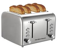 Tostadora De 4 Ranuras, Acero Inoxidable - HB5729