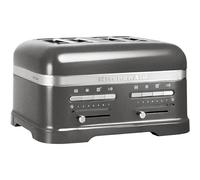 Tostadora de 4 rebanadas KitchenAid 5KMT4205EMS, medalla de plata