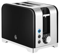 Tostadora De Acero Inoxidable Para 2 Rebanadas, Negra - ST19031BLK