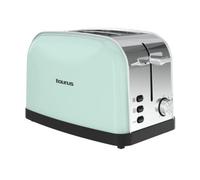 Tostadora de pan 950W acero inoxidable verde 7 niveles 2 ranuras funciones extra