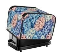 Tostadora de pan con flores coloridas, cubierta a prueba de polvo, resistente al calor, universal, se adapta a la mayoría de tostadoras estándar de 4 rebanadas con protección de huellas dactilares