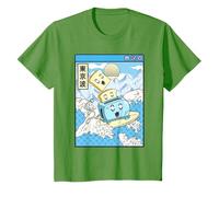 Tostadora de surf Happy Toast Japan Waves Kawaii Vaporwave Camiseta