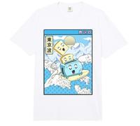 Tostadora de Surf Happy Toast Japan Waves Kawaii Vaporwave Comfort Colors Adult Heavyweight T-Shirt