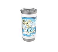 Tostadora de surf Happy Toast Japan Waves Kawaii Vaporwave Vaso térmico de acero inoxidable de doble pared