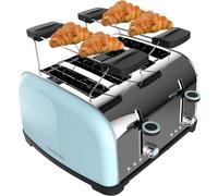Tostadora Doble Toastin´ time 1700 1700W (Acero Inoxidable/Azul) - CECOTEC
