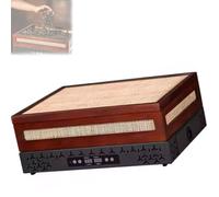Tostadora Eléctrica De Té De 1000 W, Con Jaula De Horneado De Madera, Control Digital Inteligente De Temperatura, Placa Calefactora De Aluminio, Para Tostar Hojas De Té, Especias Y Hierbas Secas.
