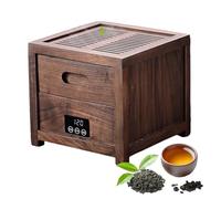 Tostadora eléctrica de té de Madera Maciza, máquina tostadora de té con Temperatura Ajustable, para realzar el Aroma, secar la Camelia y desodorizar Granos y Productos Secos.