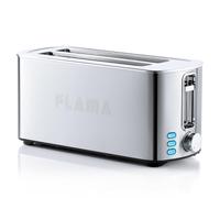 Tostadora Flama 969FL 2 rebanadas acero inoxidable 1400 W ranura larga