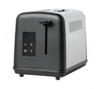 Tostadora inteligente de acero inoxidable, con pantalla táctil de fácil acceso y seis niveles de tostado para bagels, magdalenas, gofres y pan sin gluten