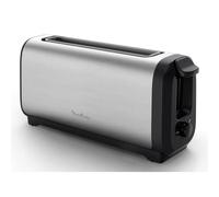 Tostadora Moulinex LS5S0DE0 1430W Acero Inoxidable Ranura Larga 7 Niveles Negro