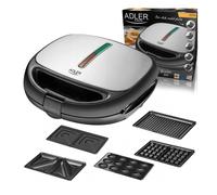 Tostadora multifunción 1200W 5 funciones Adler AD 3040