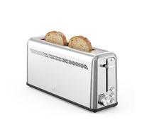 Tostadora Nilson Life Inox Ranura Larga con Calientabollos 7 Niveles