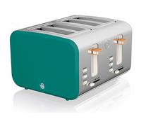 Swan Nordic Tostadora 4 Rebanadas 1500W Verde