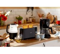 Philips Daily Collection HD2590/90 Tostadora - ranura larga, negro