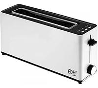 Tostadora ranura larga ' white design' 900w 37x11,5x19cm edm