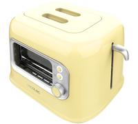 Tostadora RetroVision 700W (Acero Inoxidable/Amarillo) - CECOTEC