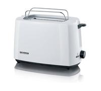 Severin Tostadora automática AT 2286 – 2 ranuras cortas 700 W, soporte para panecillos, Blanco/Negro