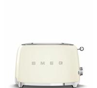Tostadora Smeg TSF01CREU - 2 ranuras, 950 W, Crema