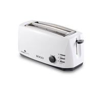 SOGO Tostadora Deluxe de 2 Ranuras largas, con 3 Funciones, 7 Niveles de Temperatura, Iluminación LED, Apagado Automático, Bandeja Para Migas Extraible y Guardacable 1400W