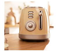 Tostadora vertical cecotec toast&taste 800 vintage light yellow 850w doble ranura amarillo