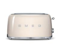 Tostadora vintage Smeg TSF02CREU 2 ranuras largas 1500 W 6 niveles crema
