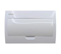 Tosun Caja de Distribución Eléctrica Empotrable 18 Módulos Carril DIN IP40 ABS Blanco 398x252x100mm
