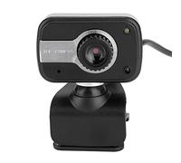 Tosuny 12MP Cámara Web USB, 360 ° Cámara Web Micrófono Incorporado para PC con Luz LED Visión Nocturna para MSN/ICQ/Skype