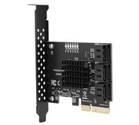 Tosuny 6 Puertos PCIE a 3.0 Tarjeta de Expansión para Escritorio | Adaptador de disco duro interno, velocidad de transferencia de 6 Gbps, concentrador de controlador , actualización de