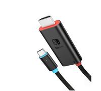 Tosuny Adaptador de Cable USB C a HDMI con Puerto de Carga Rápida PD de 100 W, 4K 60 Hz, Modo de Base de TV Compatible, Thunderbolt 3/4 Compatible, para Interruptor, Teléfono, Com