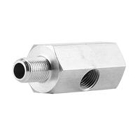 Tosuny Adaptador de Sensor de Presión de Aceite M10x1.0 a 1/8 Pulgadas NPT |Línea de Alimentación Turbo Conexión en T Macho Hembra