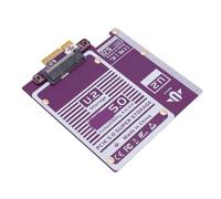 Tosuny Adaptador PCIe 5.0 X4 a U.2, Convertidor SSD NVME de Alta Velocidad con Disipación de Calor de Cobre Grande, para U.2 U.3 Discos Duros GANA OS X