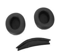 Tosuny Almohadillas para el Oído de Reemplazo para Auriculares WH XB910n, Cojines de Espuma de Memoria de Cuero Proteína con Cubierta de Banda para la Cabeza, Cómodo Aislamiento de (Black)
